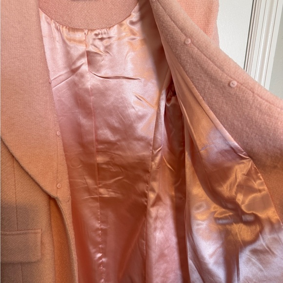 Vintage IMAN Pink Teddy Jacket with Removable Faux Fur Collar - Picture 7 of 7